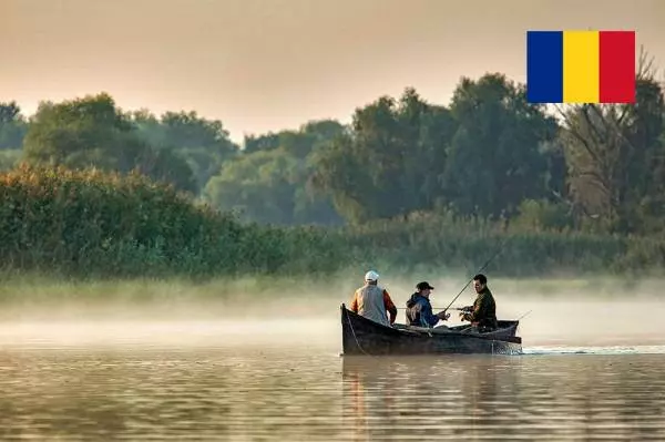 Fischer im Donaudelta